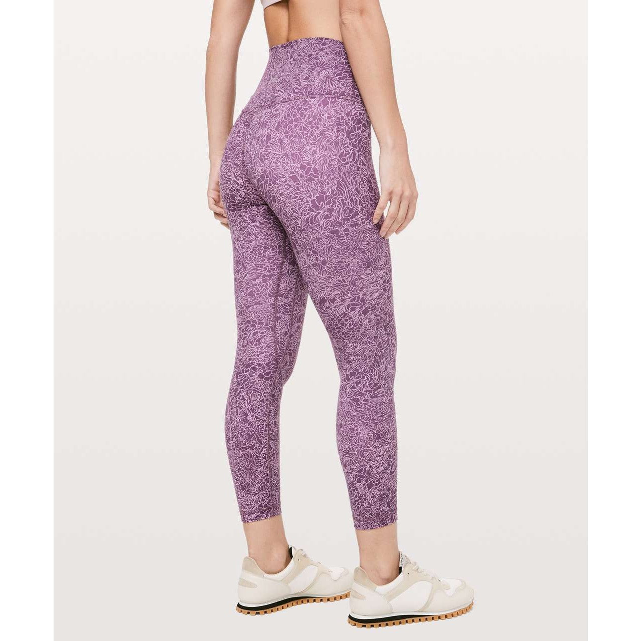 Lululemon Align Leggings Pant II 25" Arabesque Antoinette Smoky Quartz Purple 4