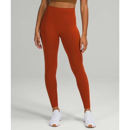 Lululemon Wunder Train High-Rise Tight Leggings 28" Aztec Brick Red 4