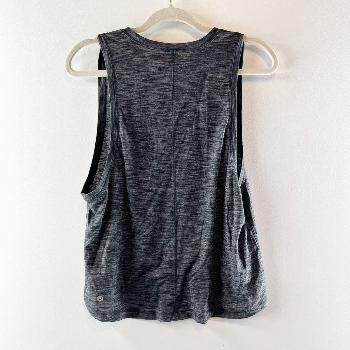 Lululemon Athletica Sleeveless Cardio Squad Tank Top II Heathered Black Small