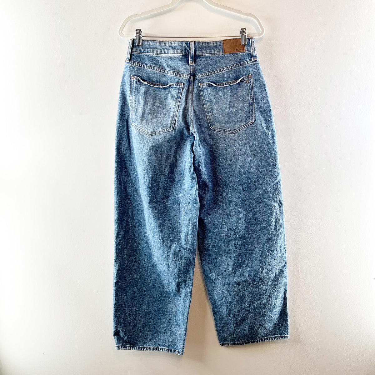 Madewell The Curvy Perfect Vintage High Rise Wide-Leg Jeans Blue Enmore Wash 28