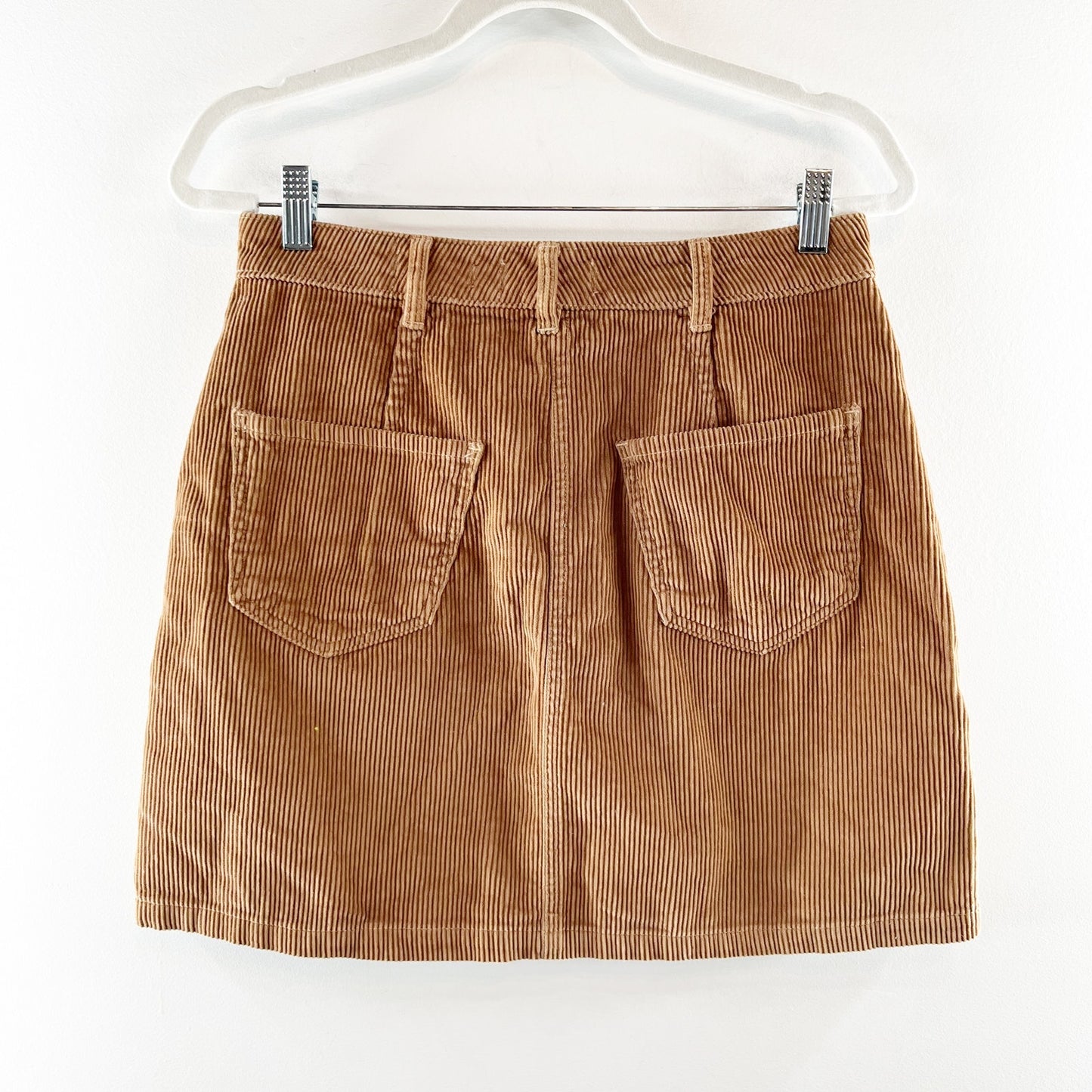 Hollister Ultra High Rise Corduroy Mini Skirt Brown 11