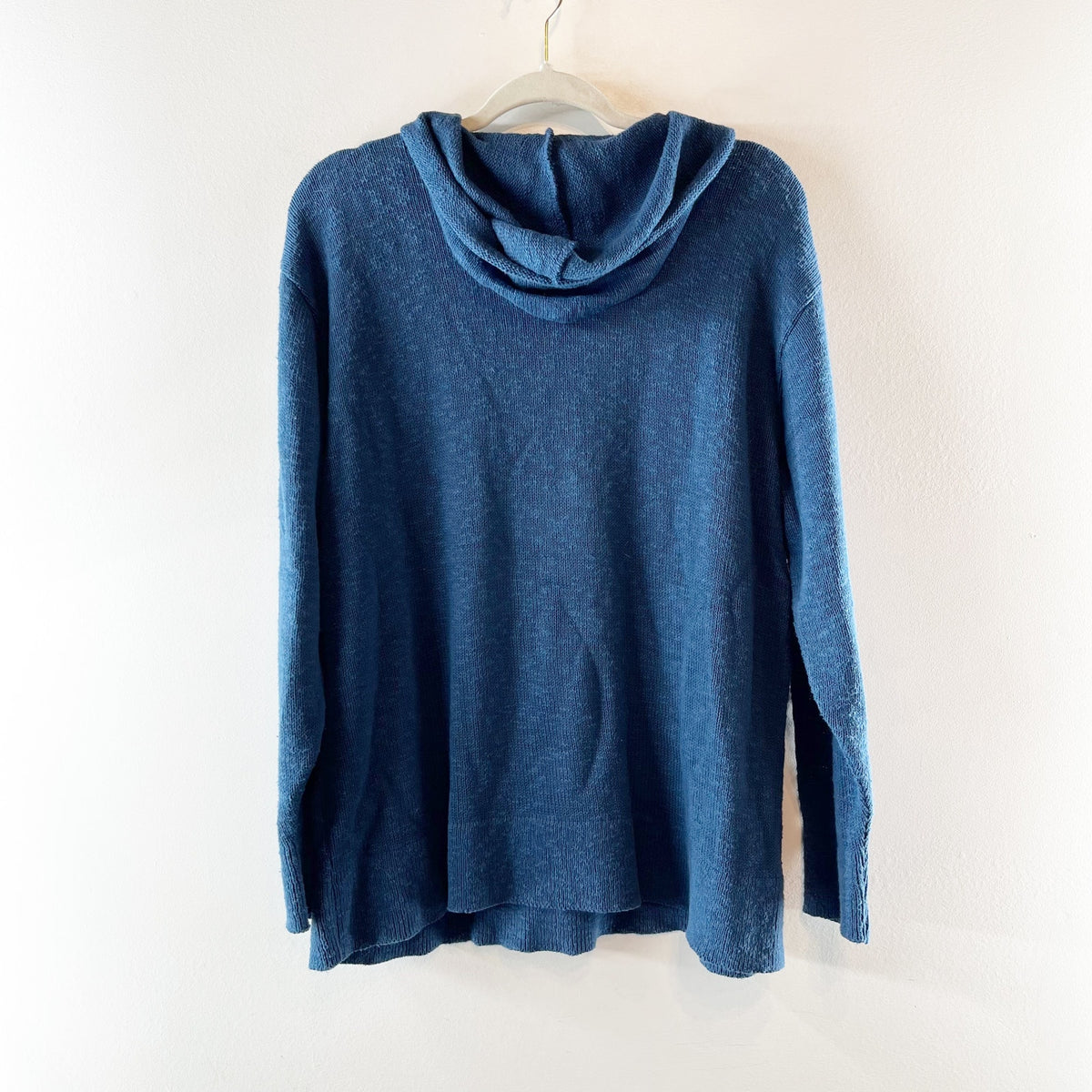 Avalin Long Sleeve Pullover Hoodie Sweater Cotton Navy Blue Large