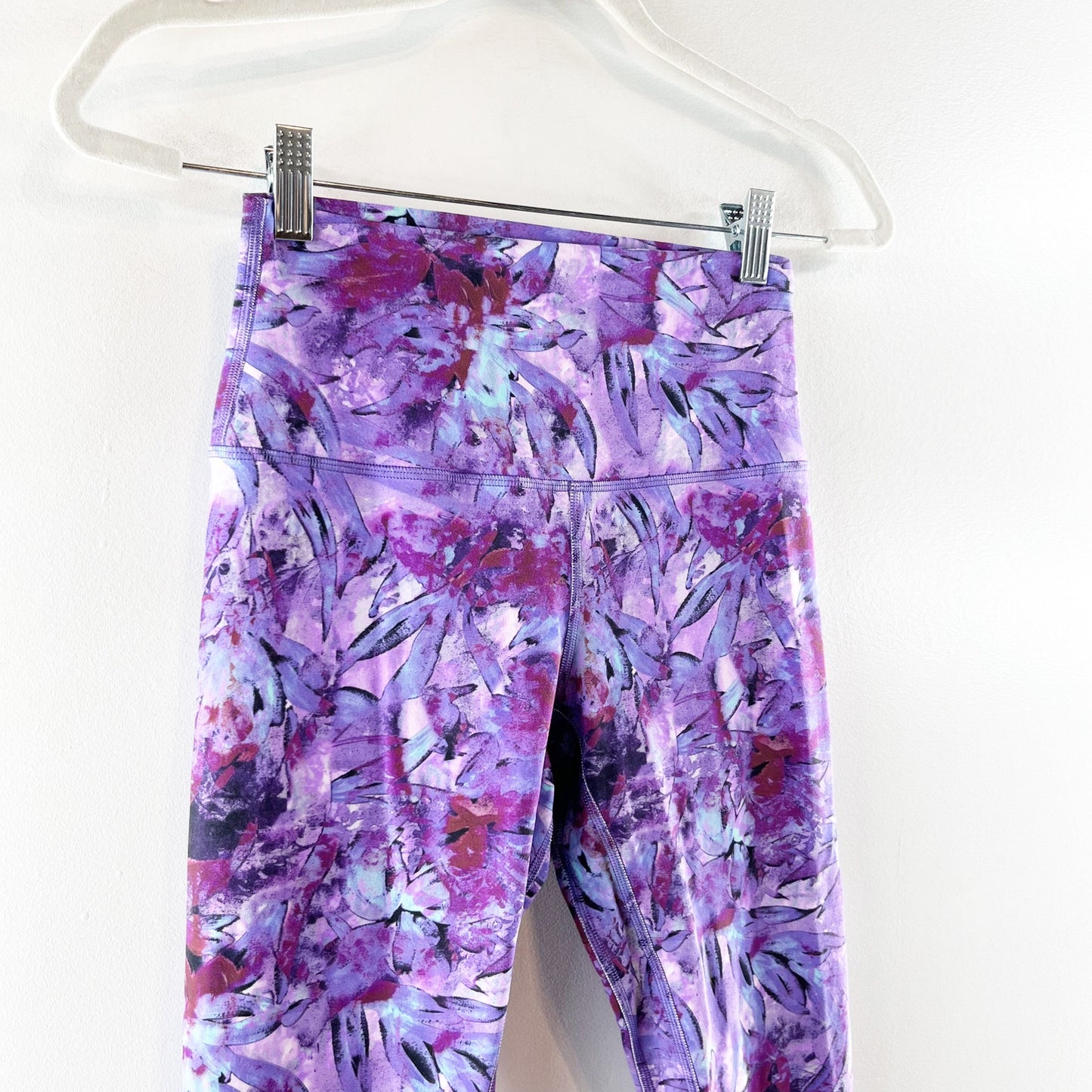 Lululemon Align High-Rise Leggings Pants 25" Iridescent Floral Multi Purple 6