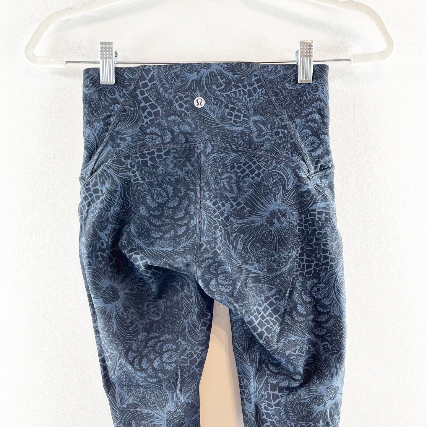 Lululemon Train Times 7/8 Pant Leggings 25" Nouveau Mach Blue Black 4