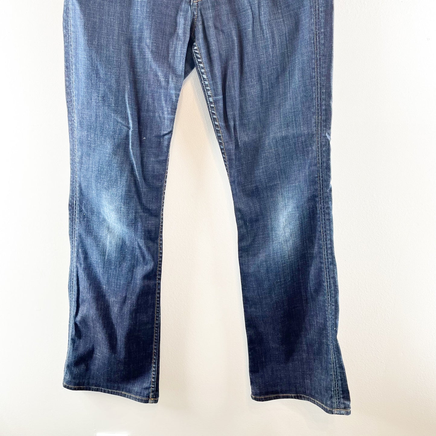 Hudson Double Button Front Denim Mid Rise Bootcut Jeans Blue 30 / 10