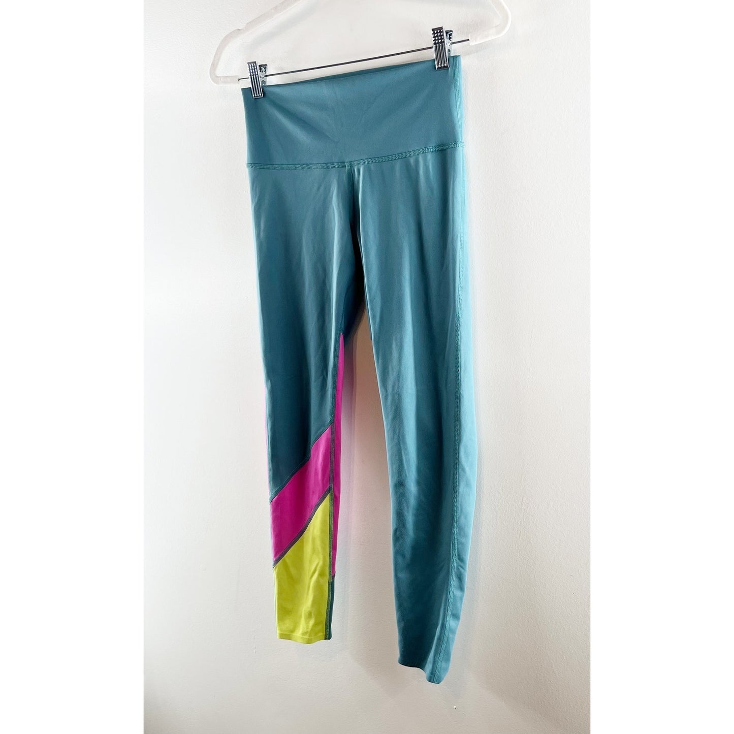 Cotopaxi High Rise Mariposa Leggings Colorblock Submarine Green Small