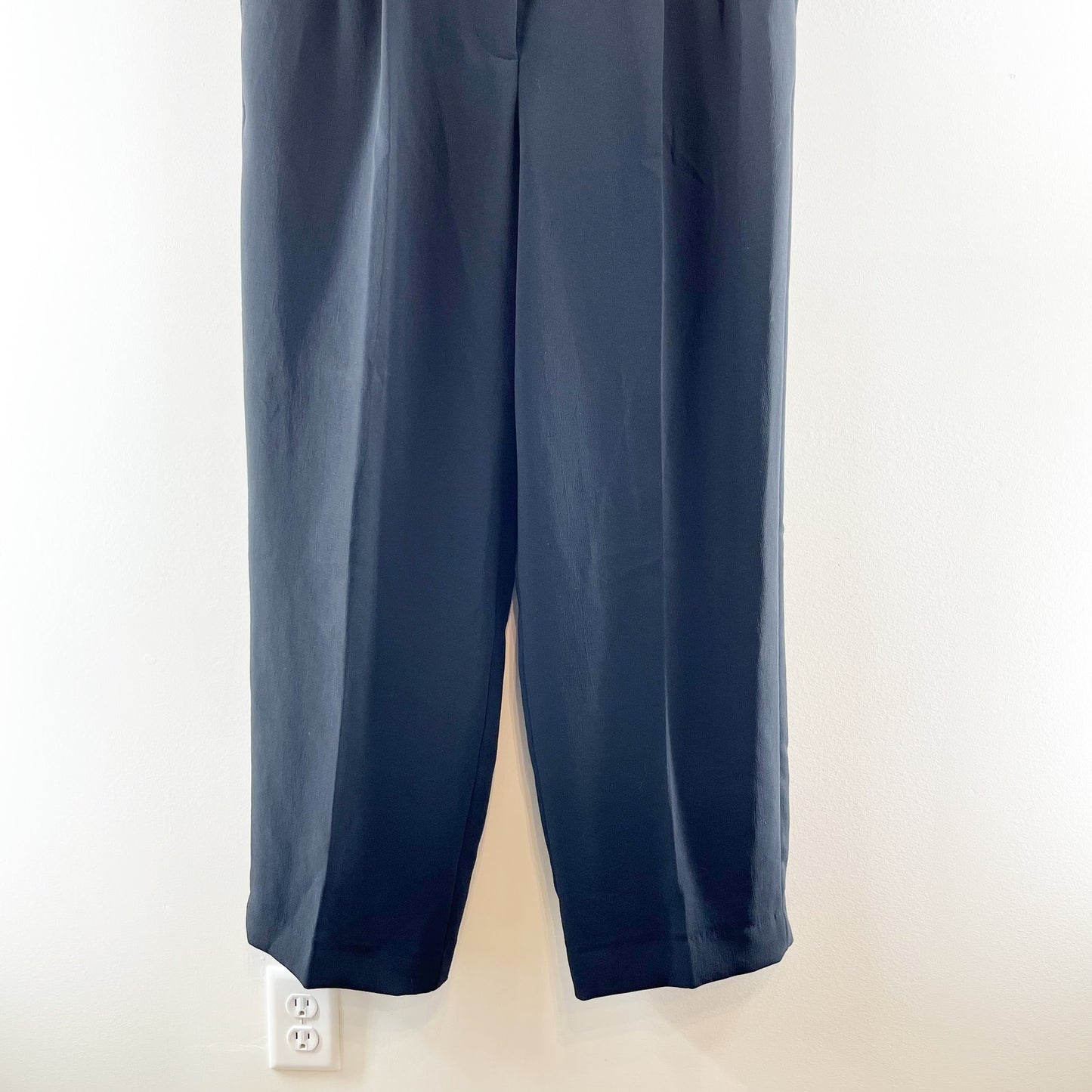 Wilfred Aritzia The Effortless Trouser Wide Leg Pants Black 12