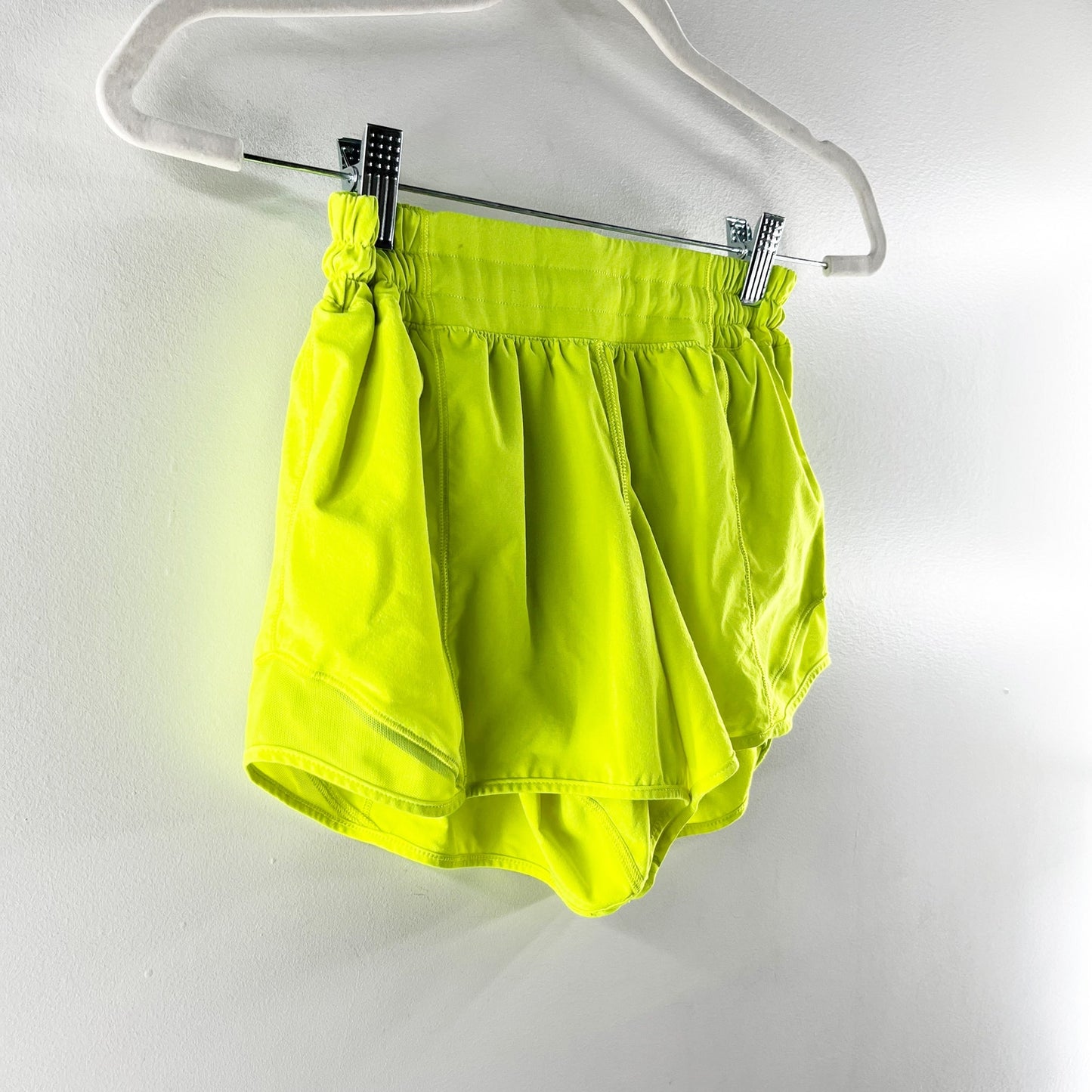 Lululemon Hotty Hot Short II Long 4" Highlight Yellow 6