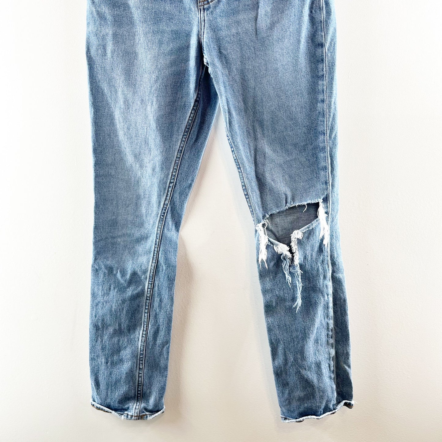 Abercrombie '90s Slim Straight Ultra High Rise Curve Love Jeans Blue 2 / 26
