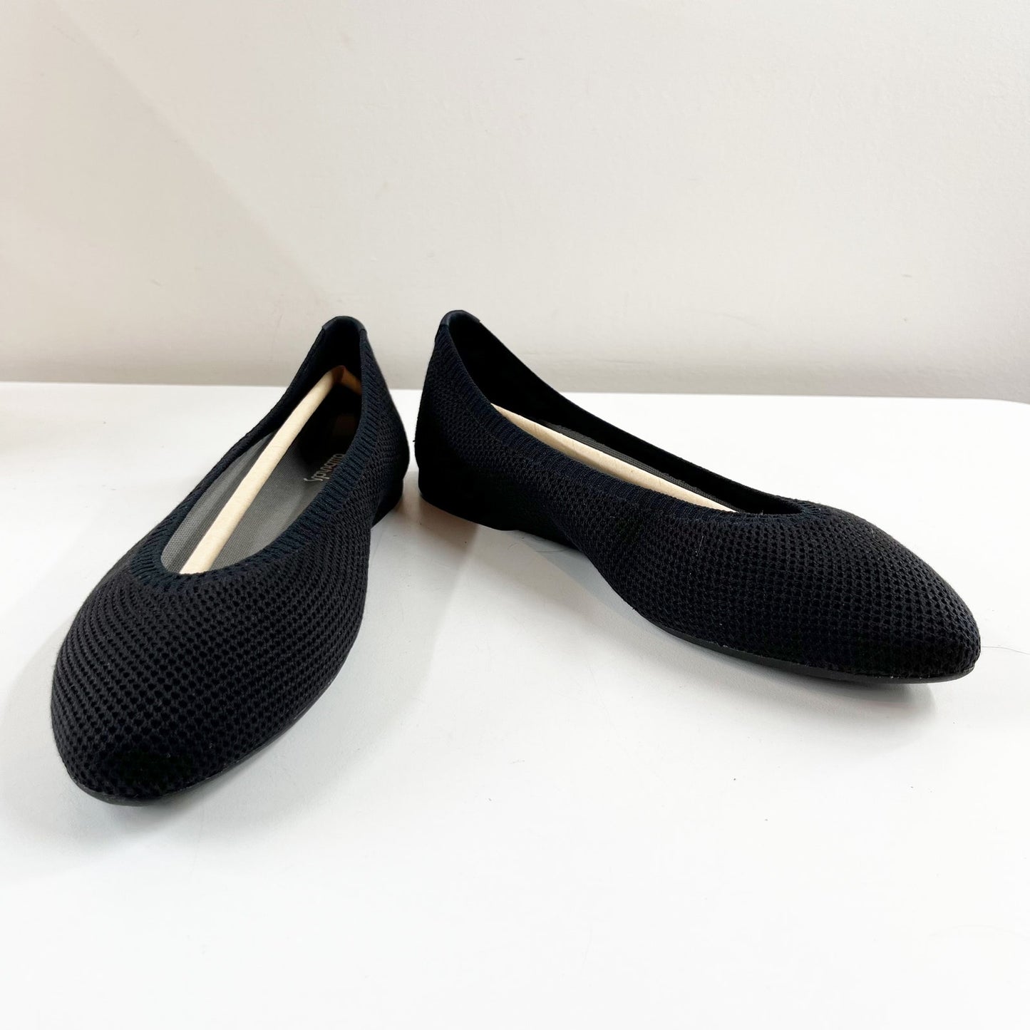 Allbirds Tree Breezer Point Ballet Knit Flats Black 7
