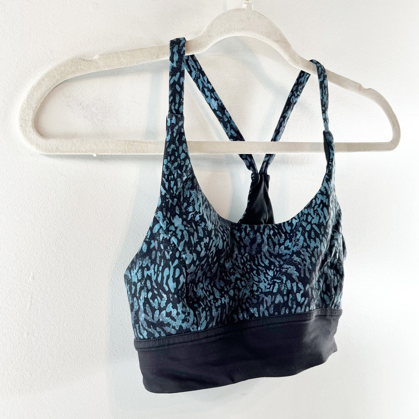 Lululemon Train Times Racerback Sports Bra Illuminate Multi Black / Black 4