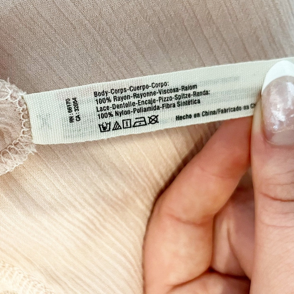 Intimately by Free People Sleeveless Halter Neck Hi-Low Midi Dress Light Pink M