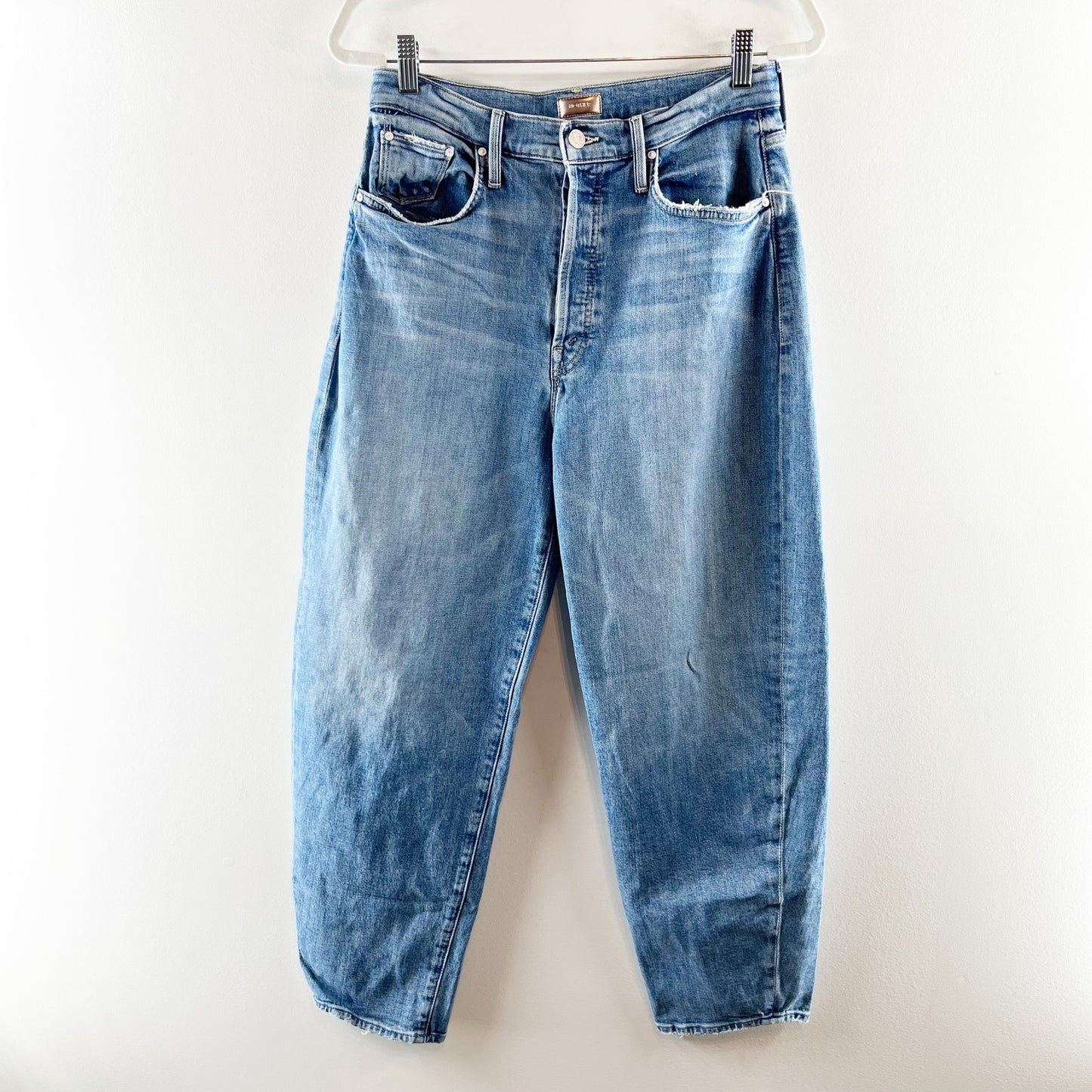 Mother The Curbside High Rise Straight Leg Ankle Jeans Secret Sister 29