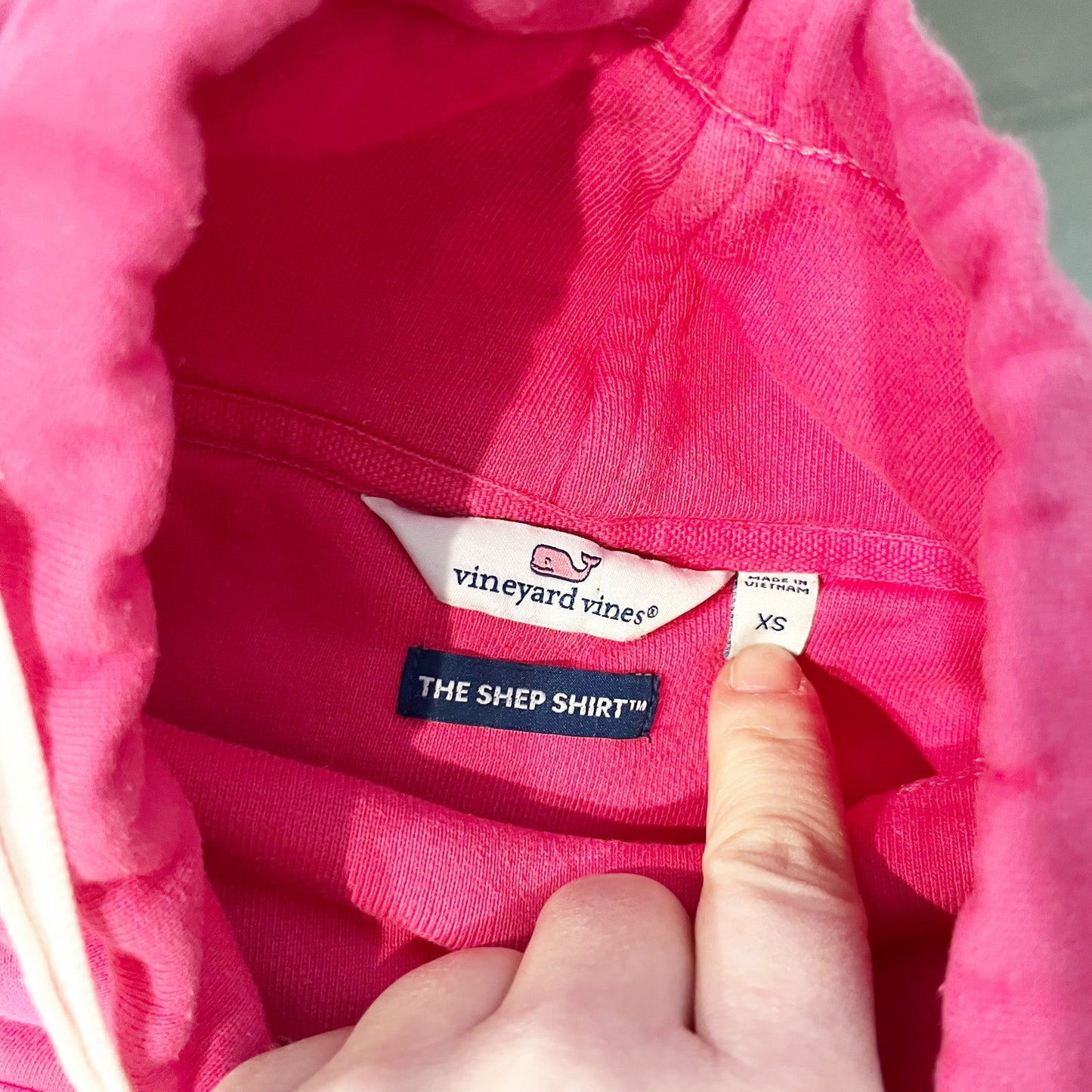 Vineyard Vines Shep Pullover Sweatshirt Red White Blue XS