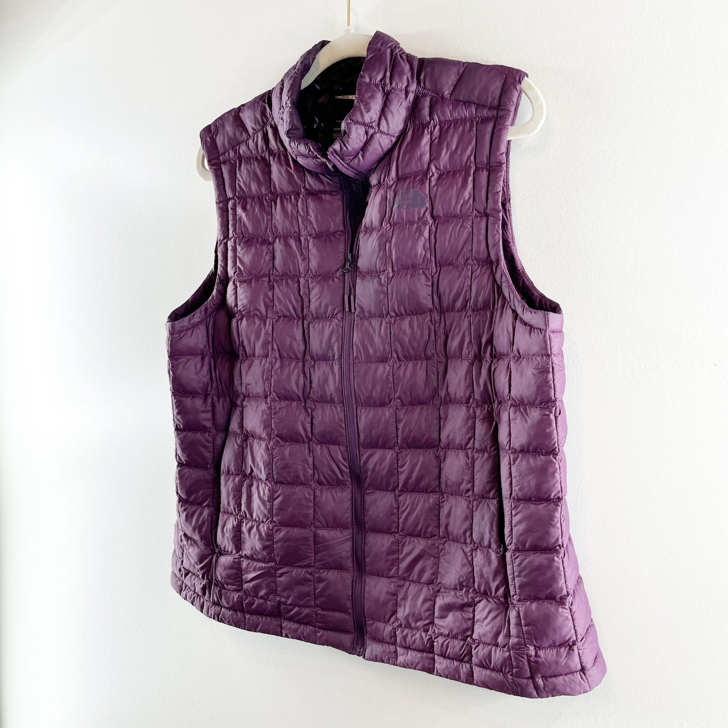 The North Face Thermoball Quilted Puffer Vest Purple XL