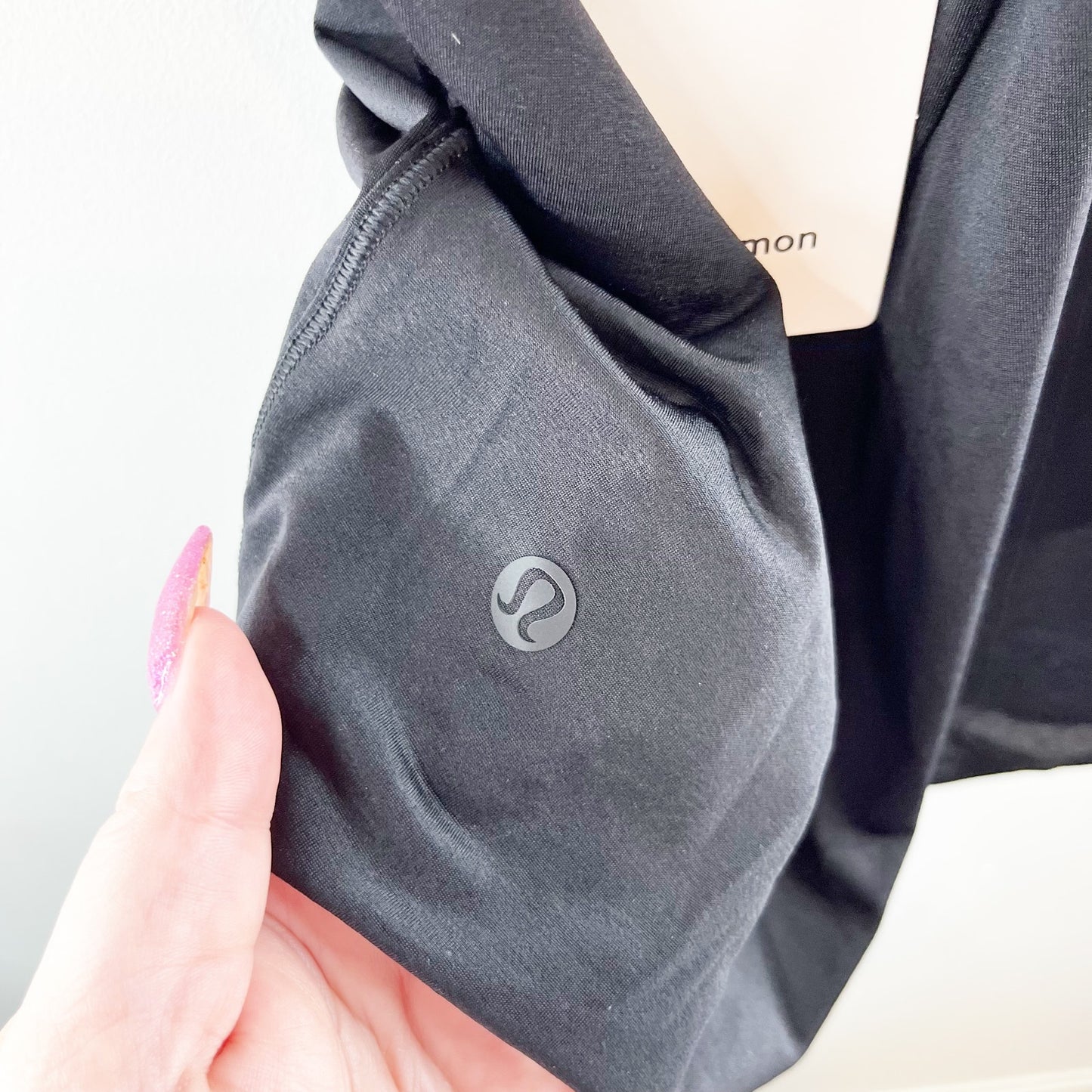 Lululemon Essential Tank Top Pleated Jersey Black 14