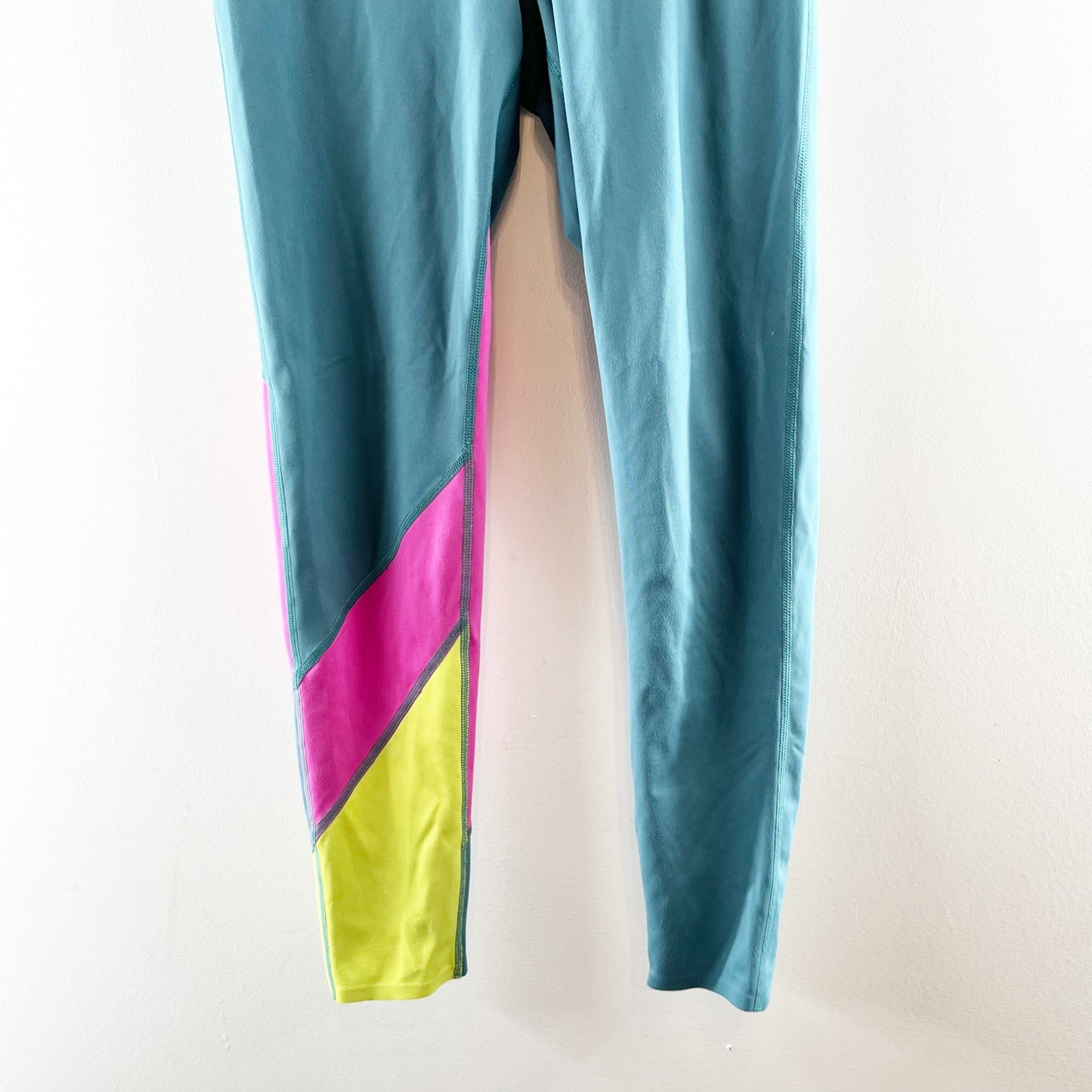 Cotopaxi High Rise Mariposa Leggings Colorblock Submarine Green Small