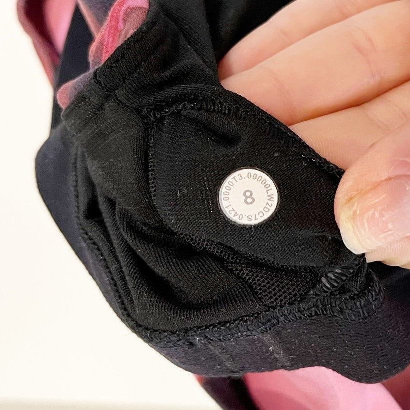Lululemon Nulu Front-Darting Yoga Bra Intensity Pink Blossom Multi 8