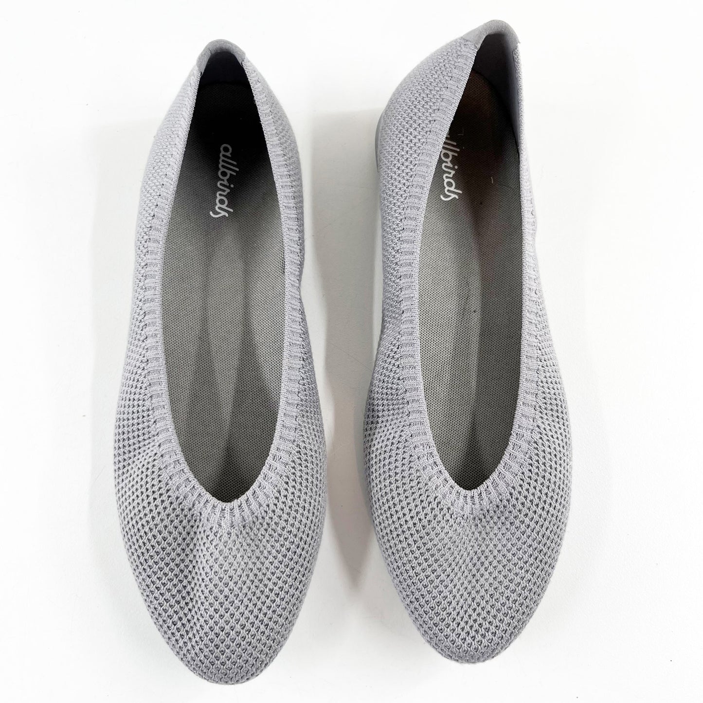 Allbirds Tree Breezer Pointed Toe Flats Shoes Mist Gray 7