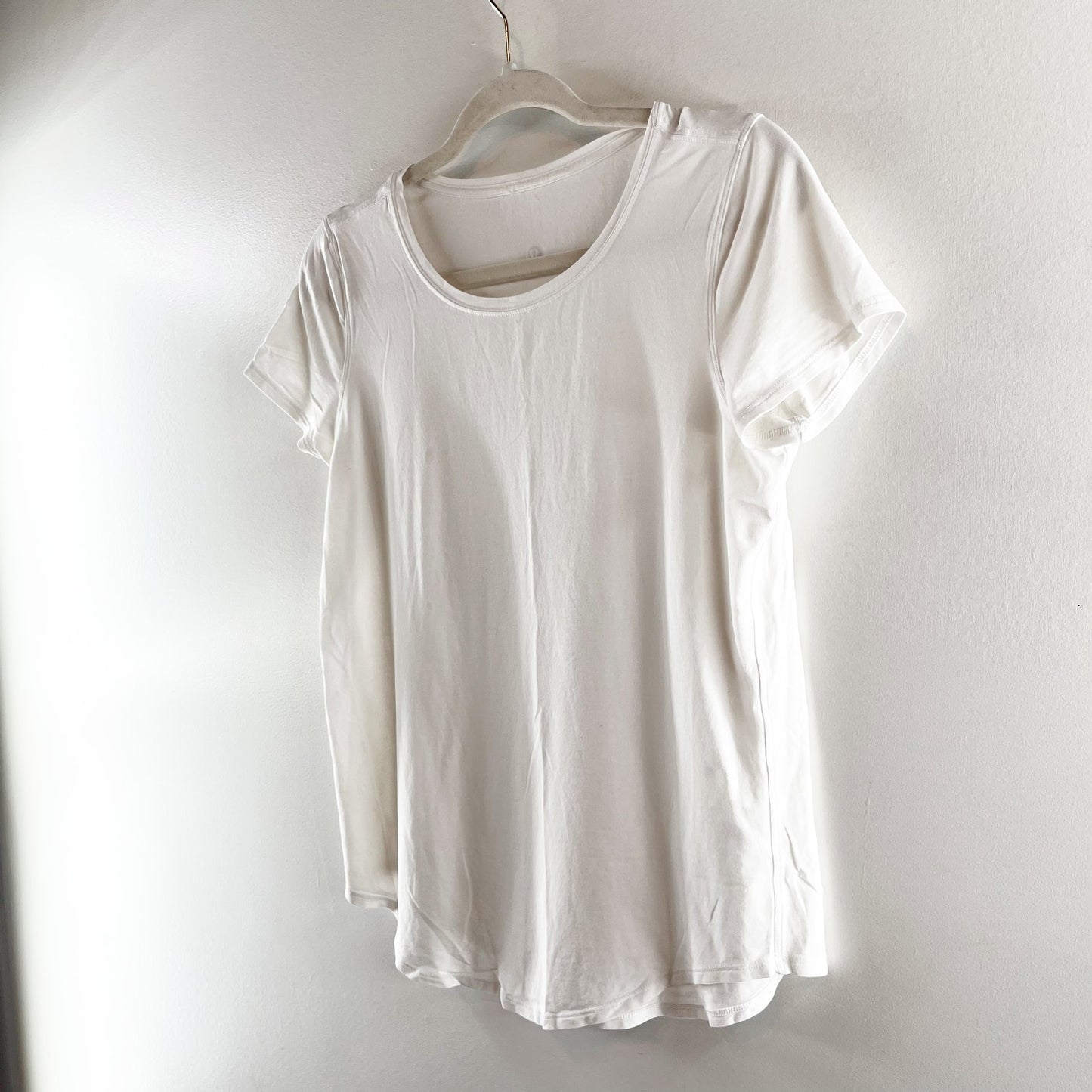 Lululemon Athletica Short Sleeve Crew Neck Training T-Shirt White Small