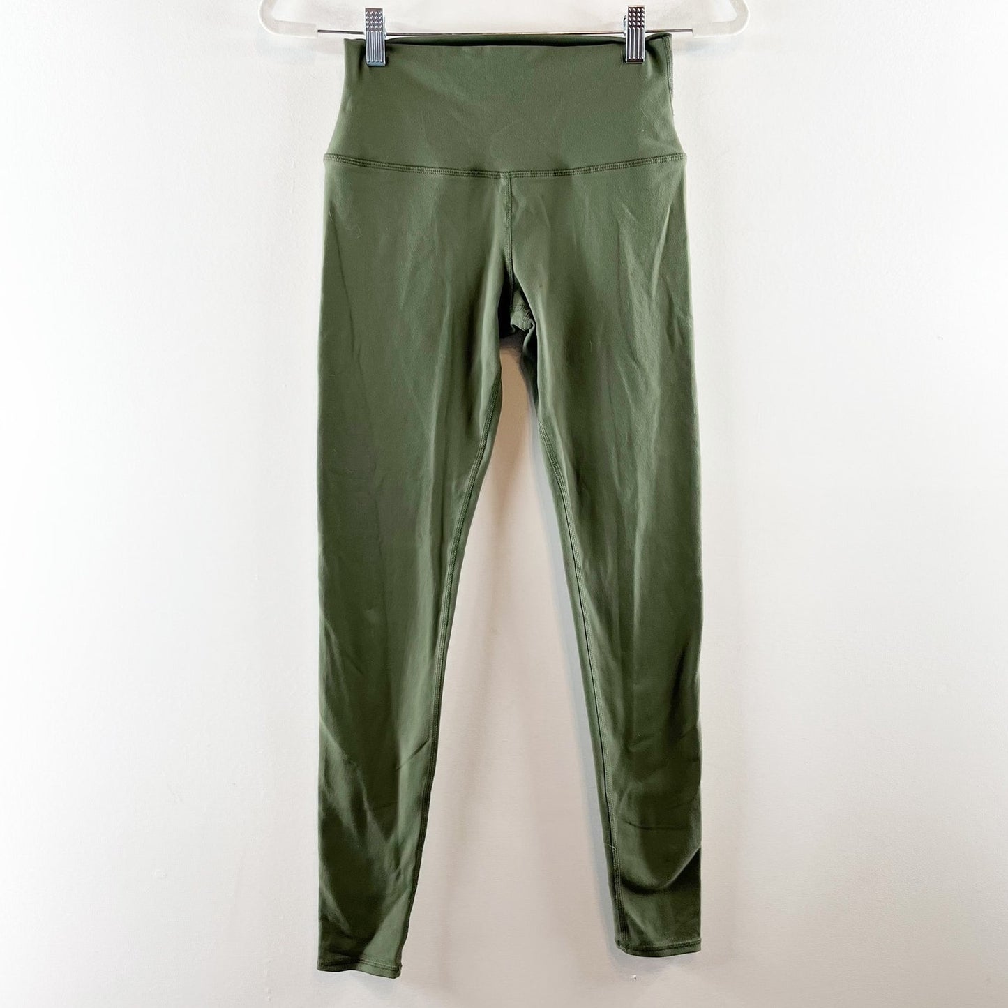 Alo Yoga High Rise Airbrush Leggings Pants Green XS