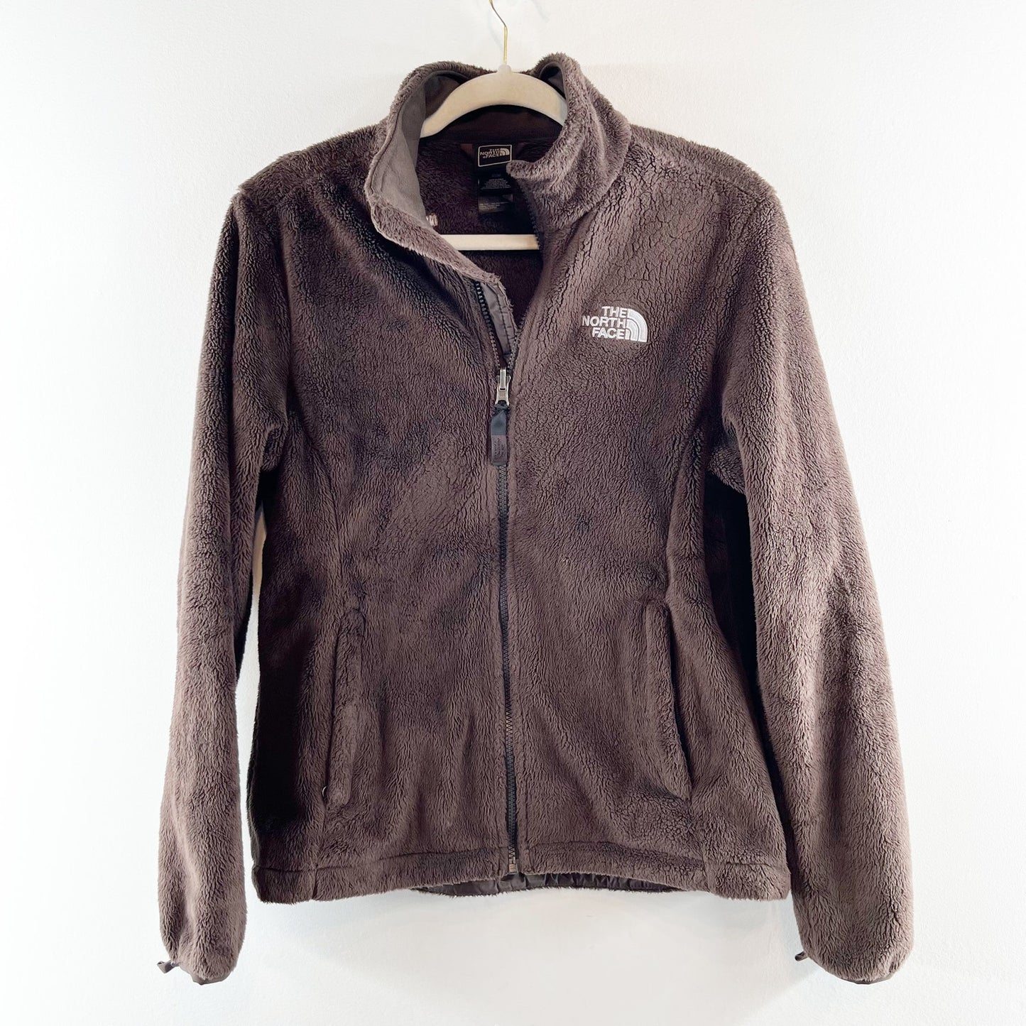 The North Face Osito Full Zip Fleece Jacket Brown Medium