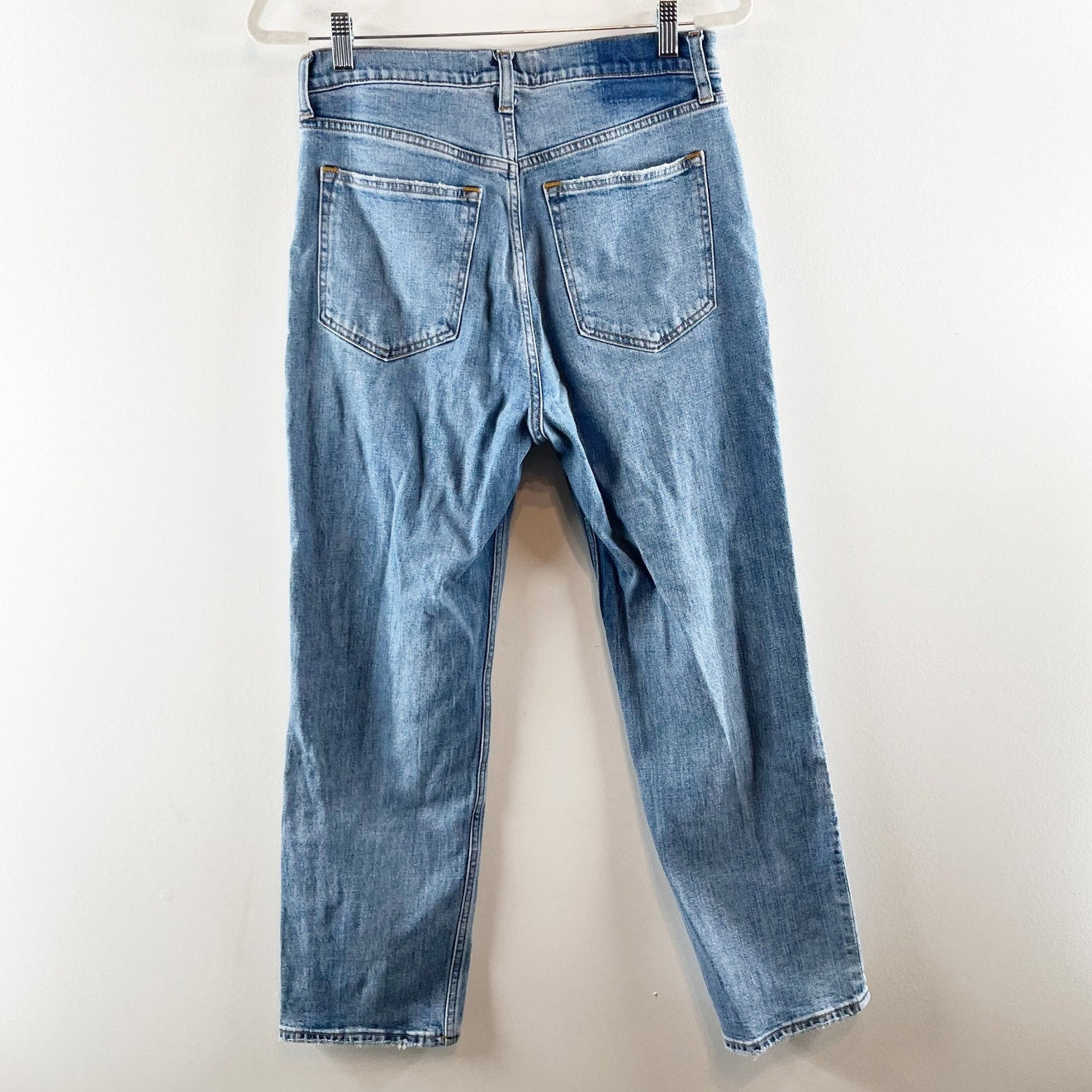 Abercrombie & Fitch The Ankle Straight Ultra High Rise Jeans Blue 8