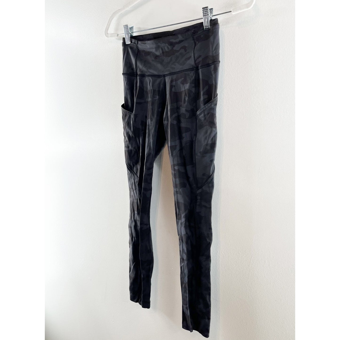 Lululemon Fast and Free Tight II 25" Nulux Heritage 365 Camo Deep Coal Multi 4