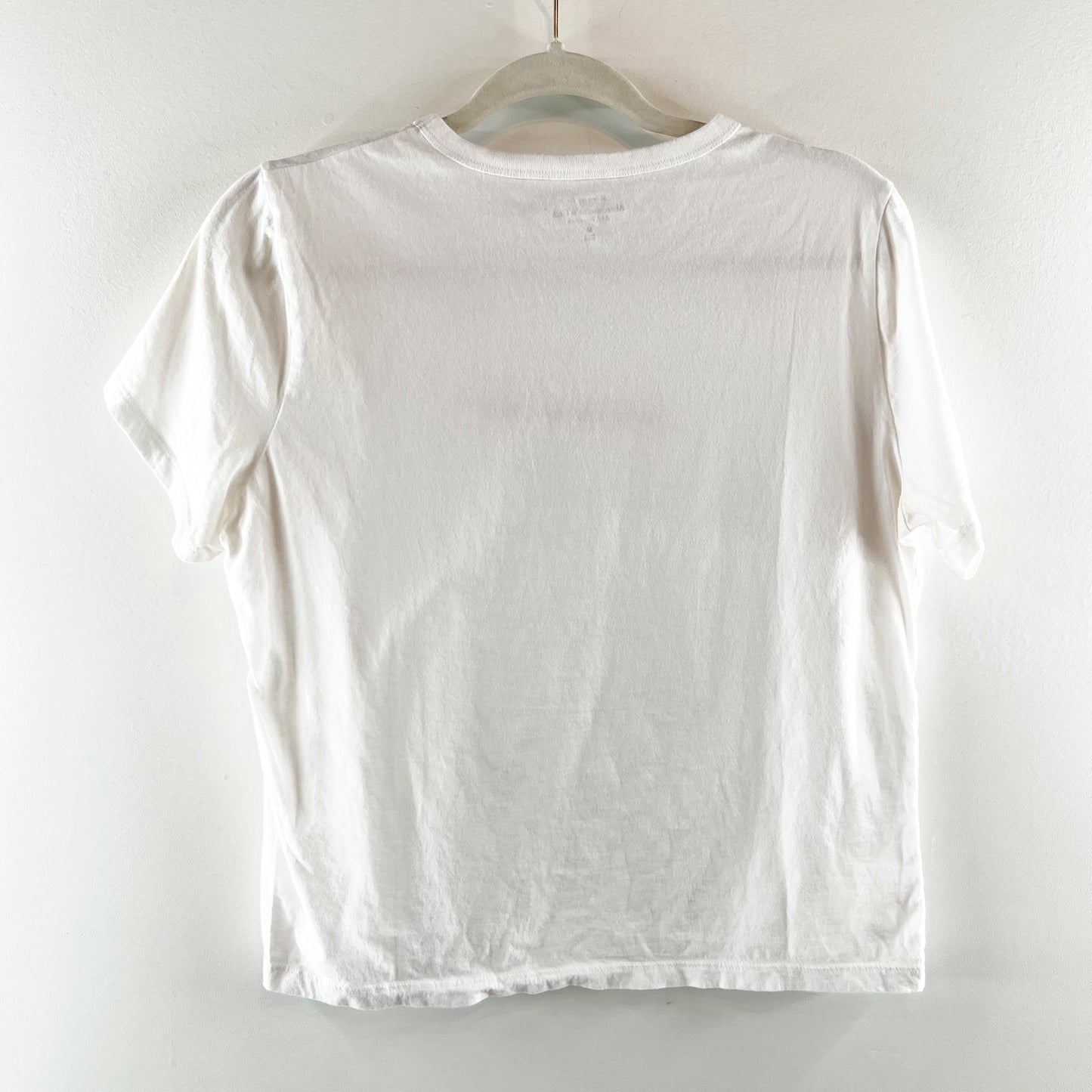 Abercrombie Never Lost a Tailgate Short Sleeve Tee Shirt White Medium