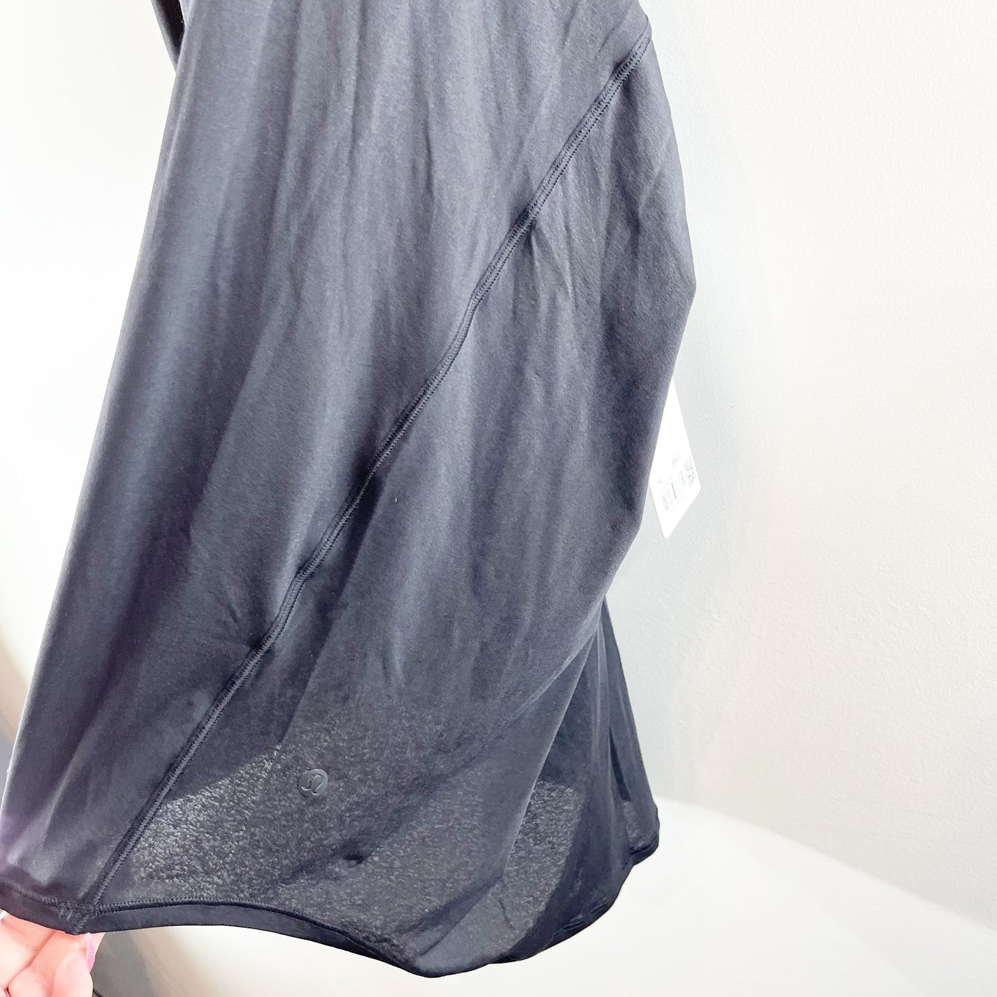 Lululemon Essential Tank Top Pleated Jersey Black 14