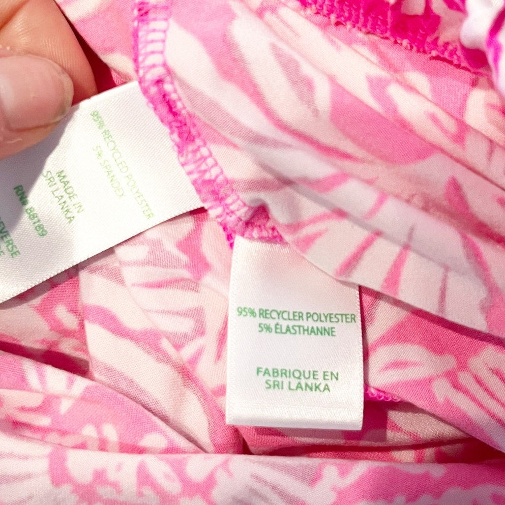 Lilly Pulitzer PJ Knit Wide Leg Pants Passion Fruit Pink XL
