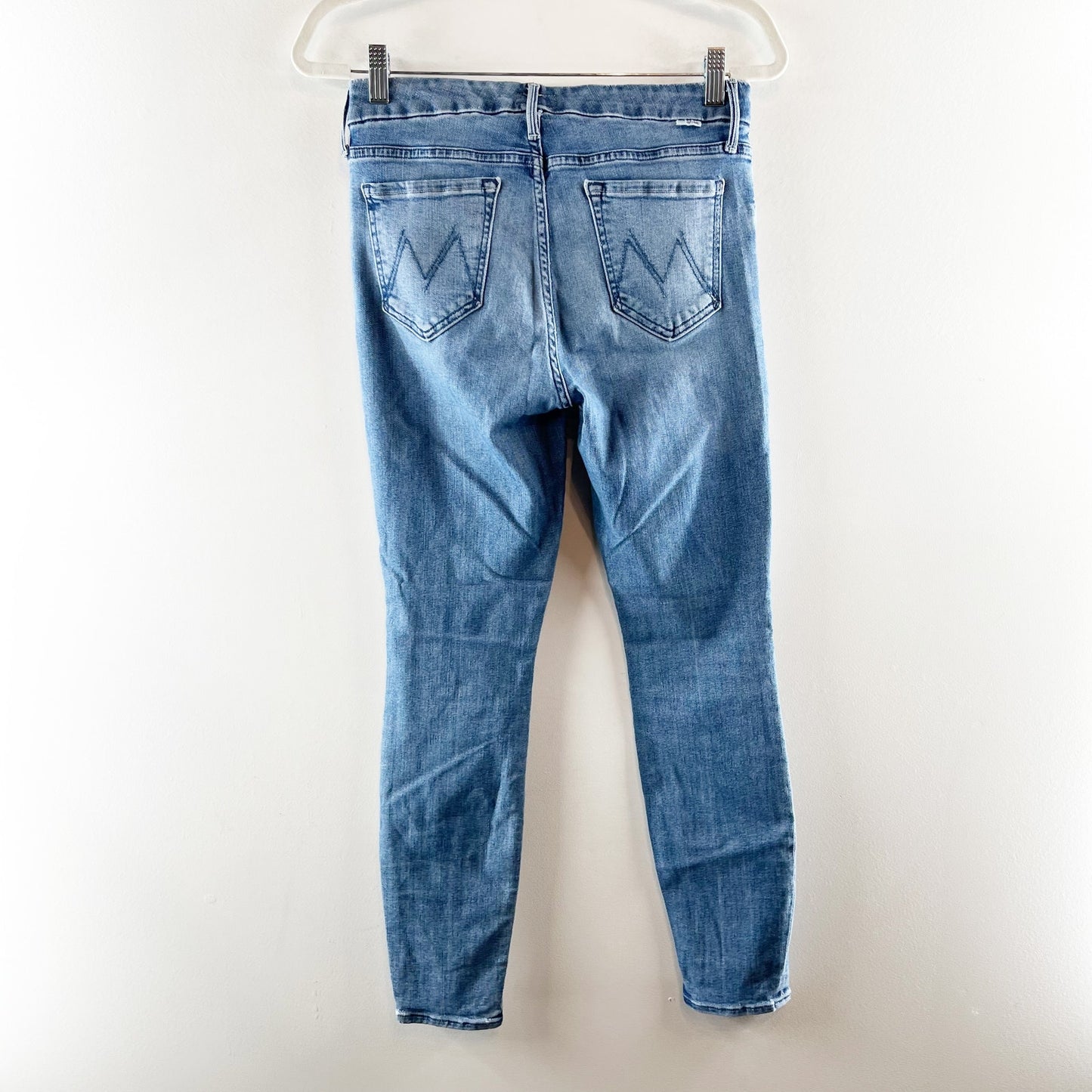 Mother The Mid Rise Looker Ankle Skinny Jeans Blue We The Animals