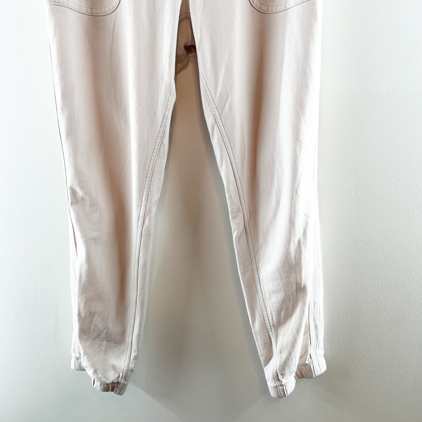 Athleta High Rise Farallon Jogger Pants Magnolia White Cream 10