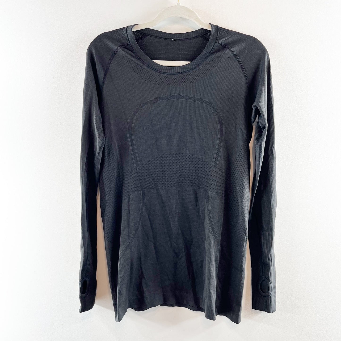 Lululemon Swiftly Tech Long Sleeve Crew Neck T-Shirt Black 10