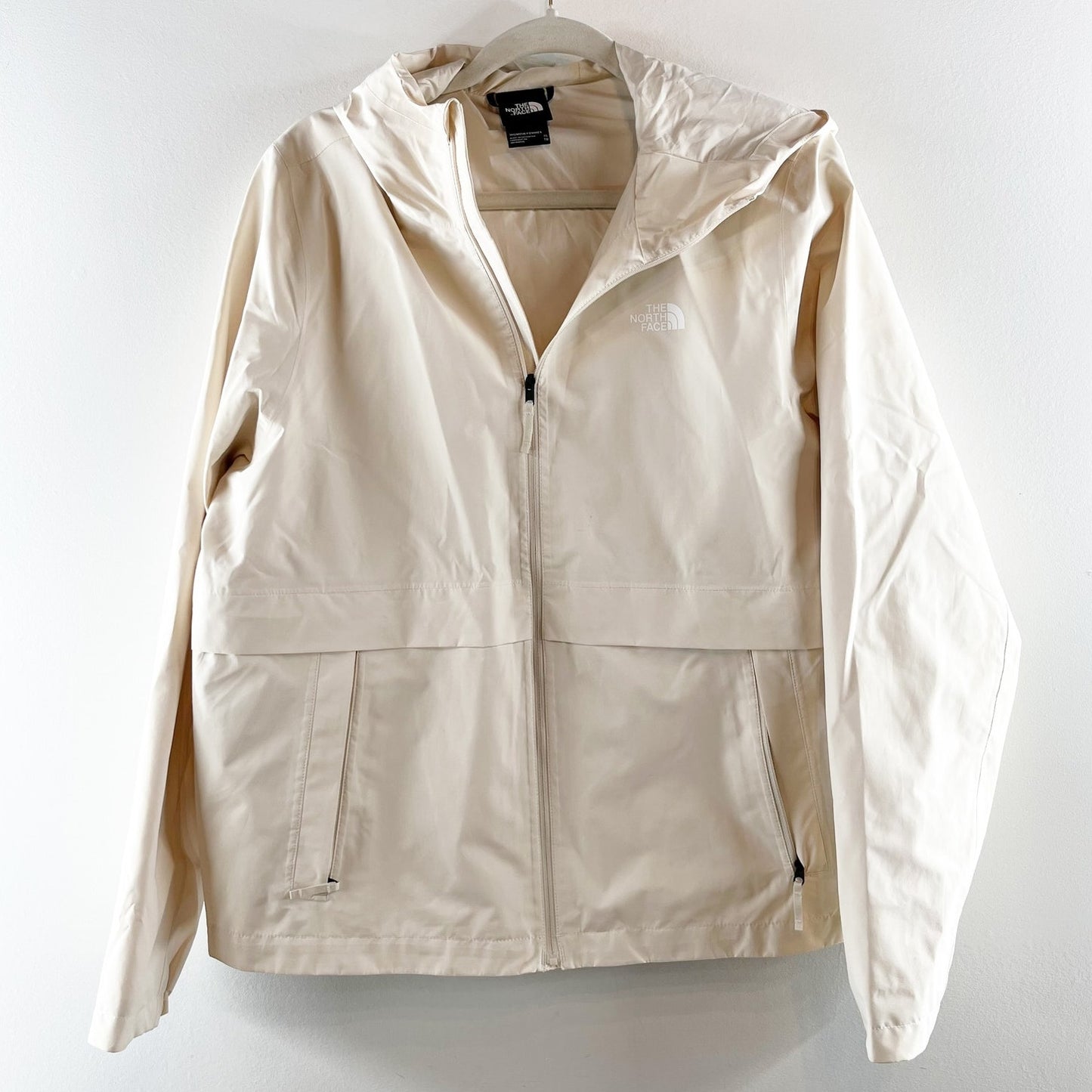 The North Face Hanging Lake Anorak Rain Coat Jacket Cream XL