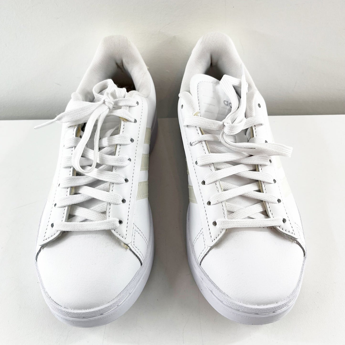 Adidas Grand Court Shoes Sneakers Lace Up Low Top White 6.5