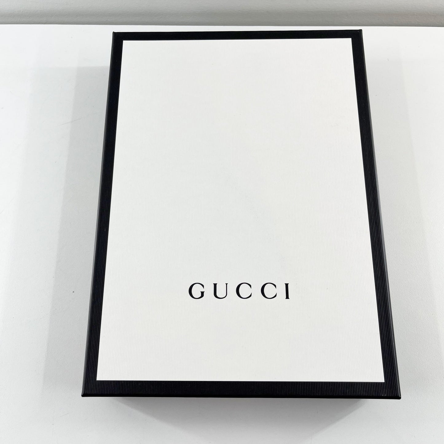 Gucci GG Supreme Kingsnake Canvas Pouch Wristlet Wallet Black