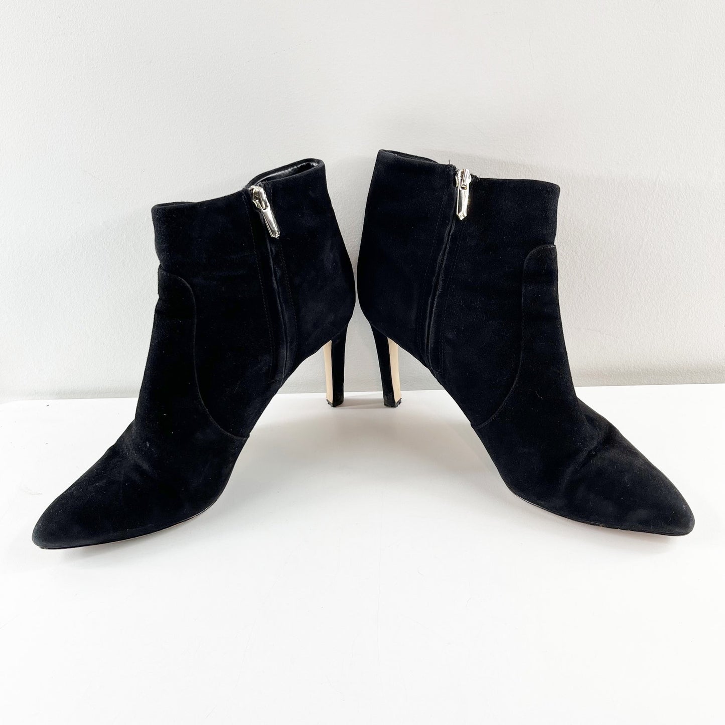 Sam Edelman Olette Pointed Toe Stiletto Ankle Boots Booties Black 10