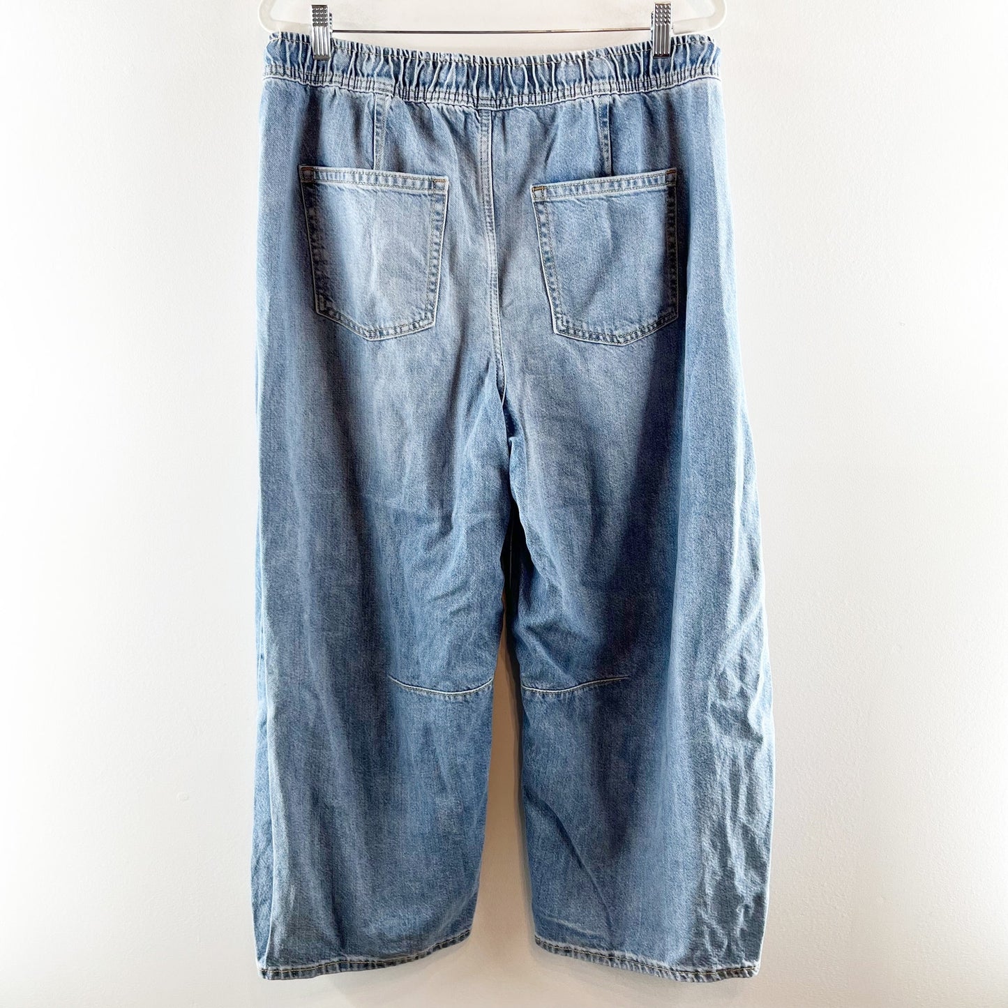 GAP Mid Rise Ultrasoft Easy Horseshoe Jeans Blue Large