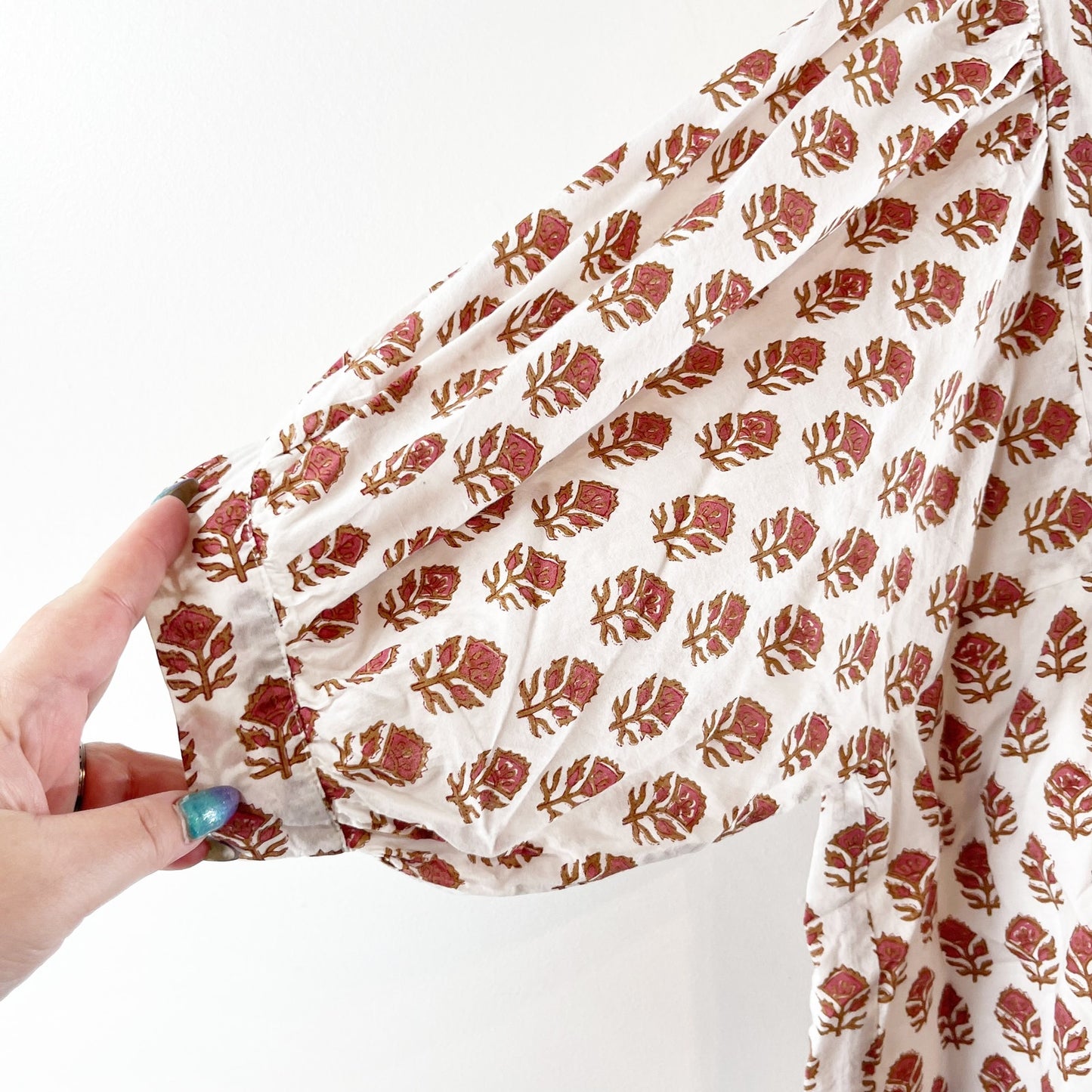 Marea Steph Shell Top Blouse in Bordeau White Small