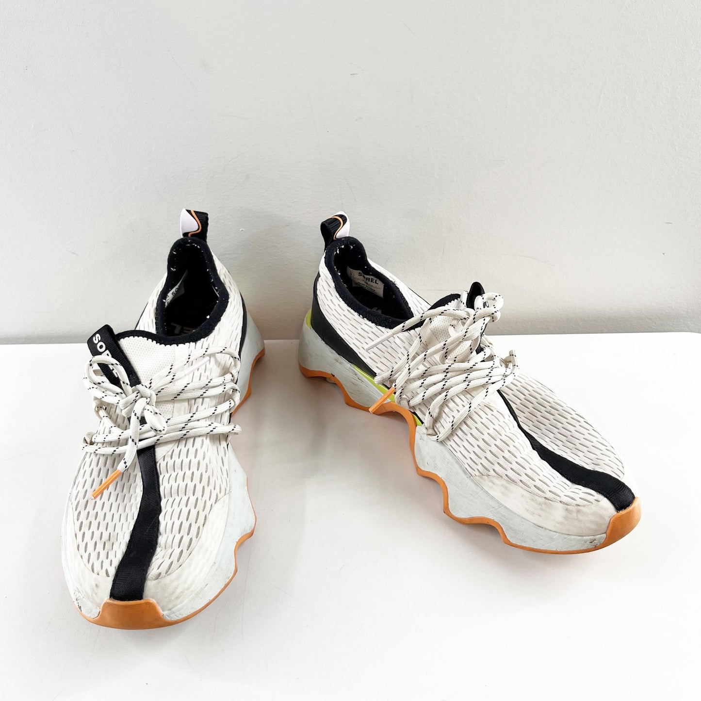 Sorel Kinetic Impact II Lace-Up Mesh Sneakers White 8