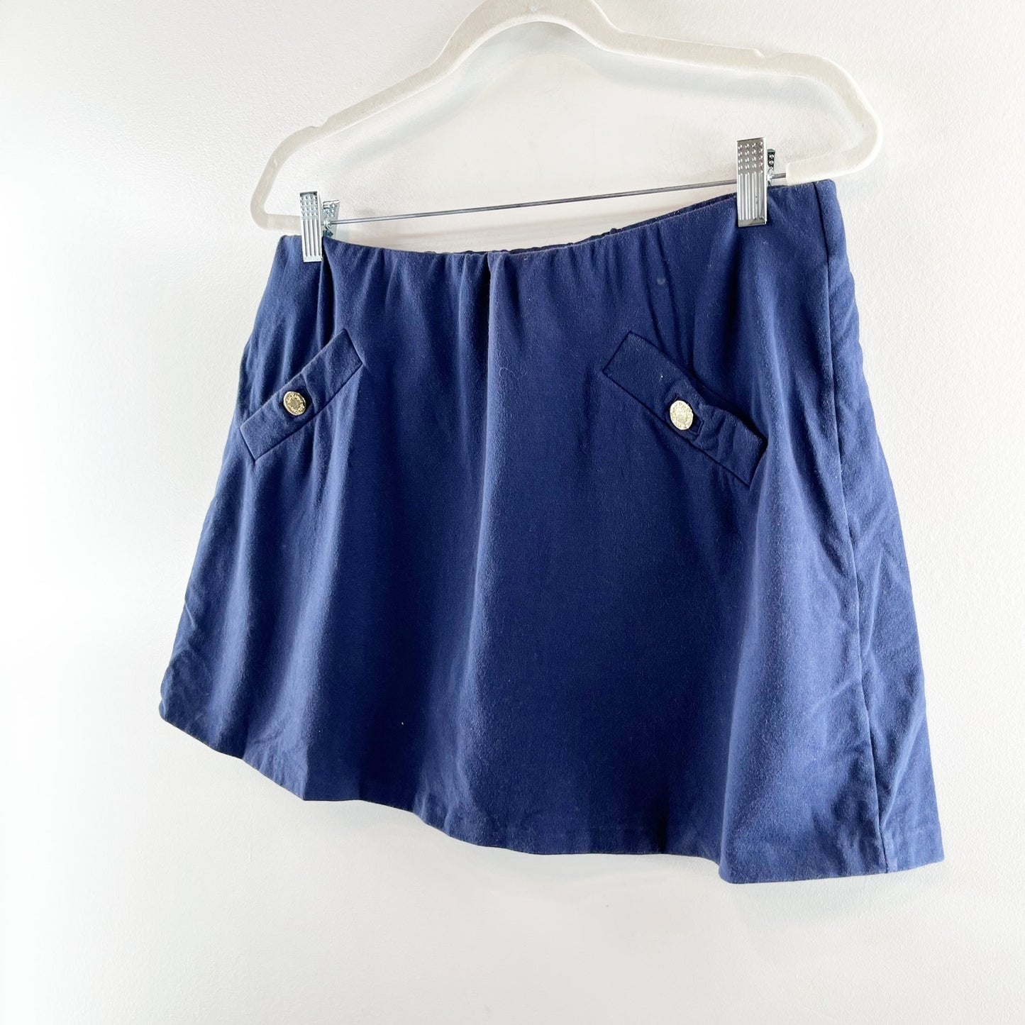 Lilly Pulitzer Madison Mini Skirt Skort Navy Blue XL