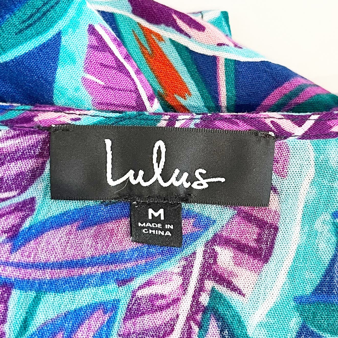 Lulus Hypnotized Printed Kimono Sleeve Shorts Romper Purple Print Medium