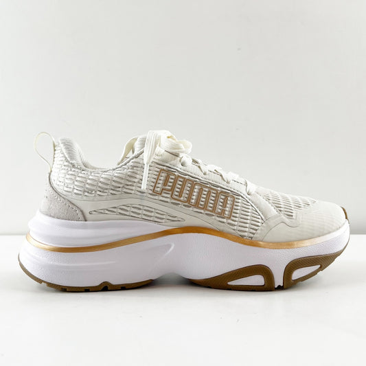 PUMA Softride Divine Running Shoes Sneakers White Gold 6.5