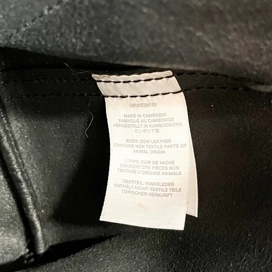 Madewell The Leather Transport Tote Bag Black Brown
