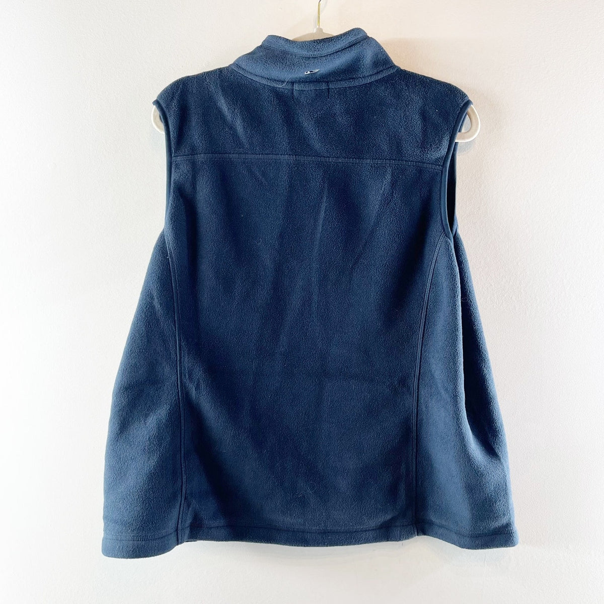 Vineyard Vines Fleece Full Zip Sleeveless Vest Navy Blue XL