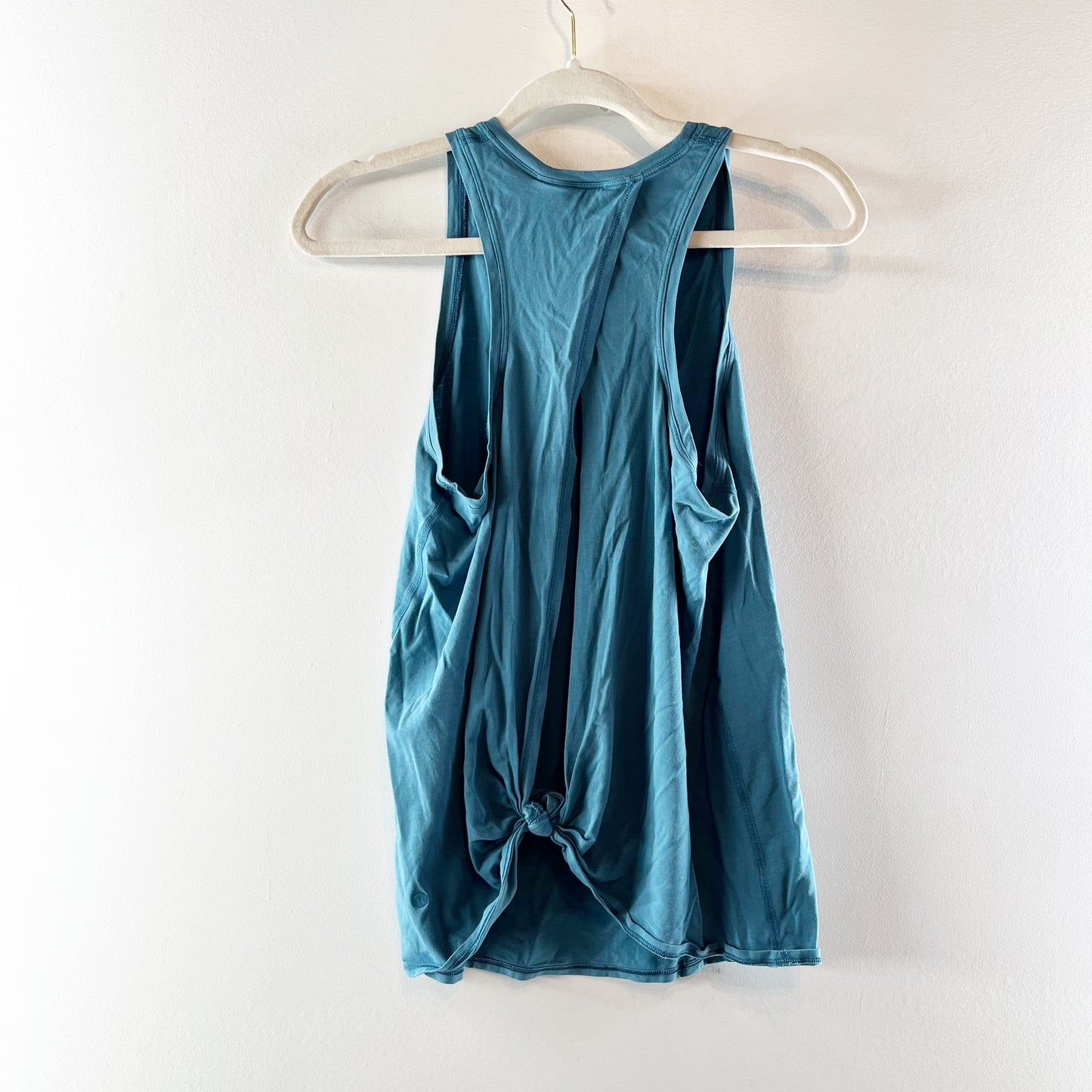 Lululemon All Tied Up Tank Top Pima Cotton Capture Blue 8