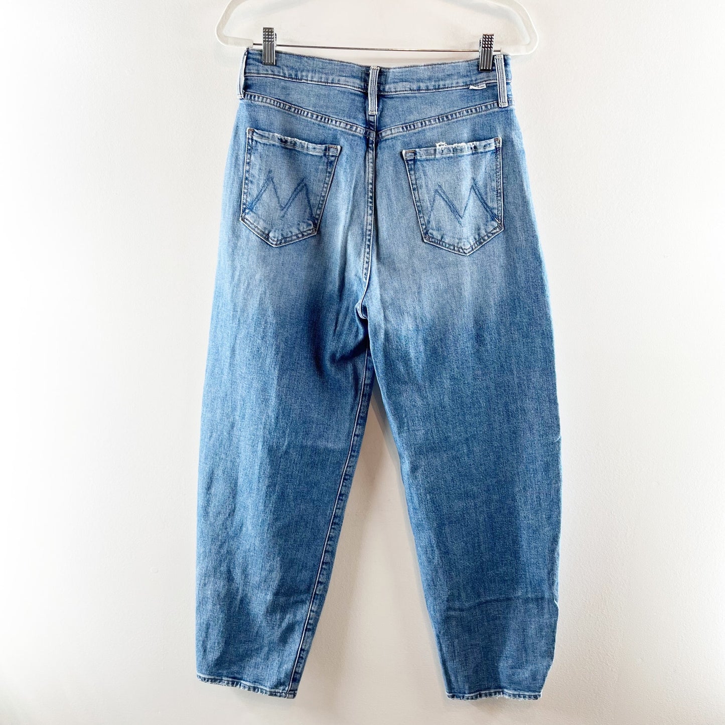Mother The Curbside High Rise Straight Leg Ankle Jeans Secret Sister 29
