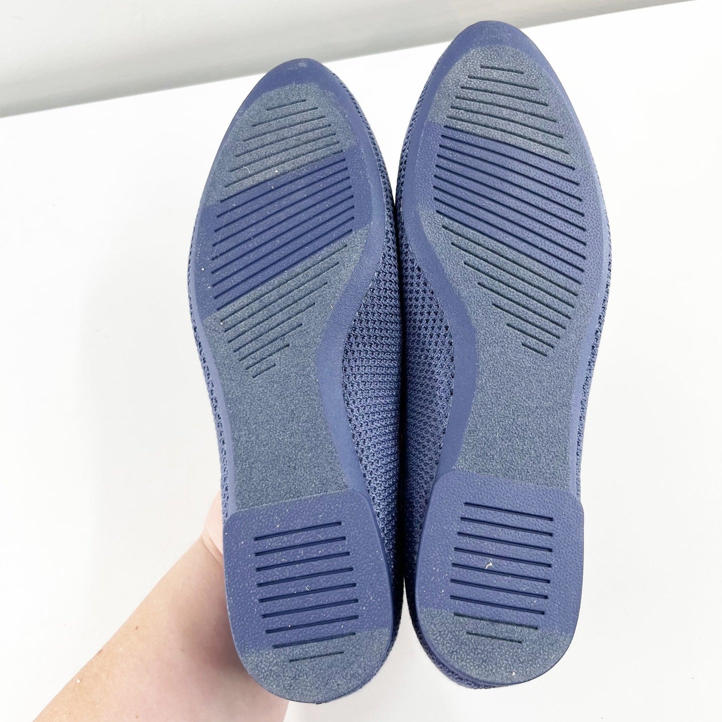 Allbirds Tree Breezer Point Ballet Knit Flats Hazy Indigo Blue 7