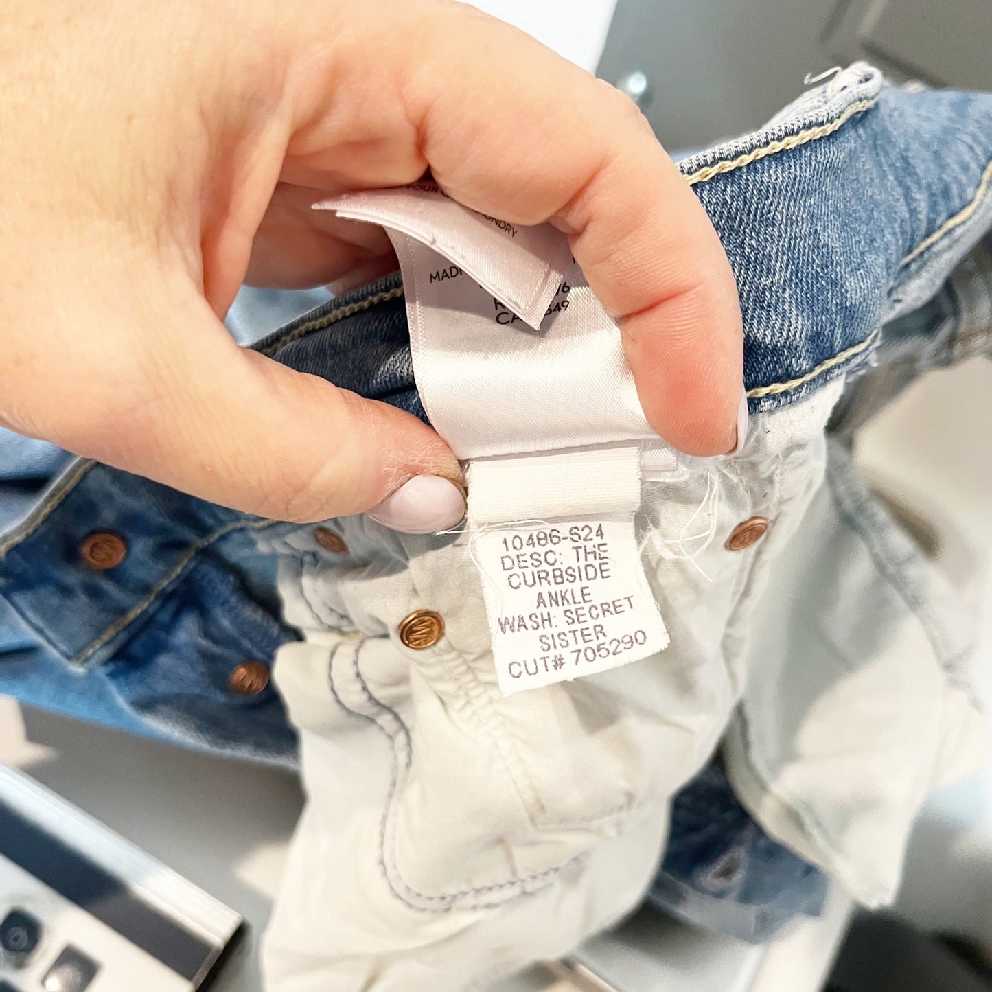 Mother The Curbside High Rise Straight Leg Ankle Jeans Secret Sister 29